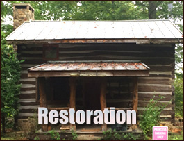 Historic Log Cabin Restoration  Kenbridge, Virginia